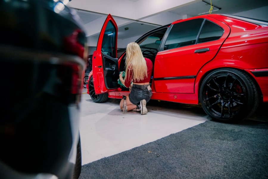 Interieur reiniging auto